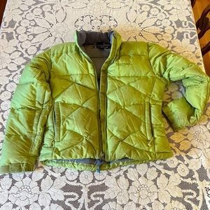Marmot down puffer coat women’s size M